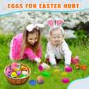 GDWDGJ 300pcs Easter Eggs with Toys Inside Bulk Filled Easter Egg Fillers 100 Pack Non Candy Stuffed Easters Basket Stuffers Essentials for Kids Girls Toddlers Boys Easters Egg Hunt Party Favors