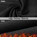 LUOLIIL VOE 2 Pack Winter Neck Gaiter Warmer for Men&Women,Windproof Face Cover Fleece Face Mask Scarf for Cold Weather Sport (Black+black)