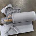 BLACK+DECKER Portable Air Conditioner, 8,000 BTU (3,950 BTU SACC) for Rooms up to 400 Sq. Ft., Portable AC with Follow Me Remote Control and Window Kit, BPACT08WT, White