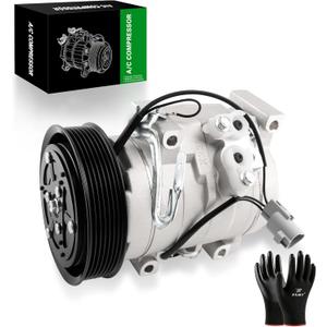 Air Conditioner AC Compressor with A/C Clutch Compatible with 2002-2006 Camry & 2001-2007 Highlander & 2002-2008 Solara 2.4L Replace 19193595 7512113 8831006090