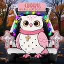 Halloween Religious Trunk Or Treat Car Decorations Kit, Owl Religious Themed Banner with Cross Balloons for Suv Church Archway Garage Door Halloween decorations