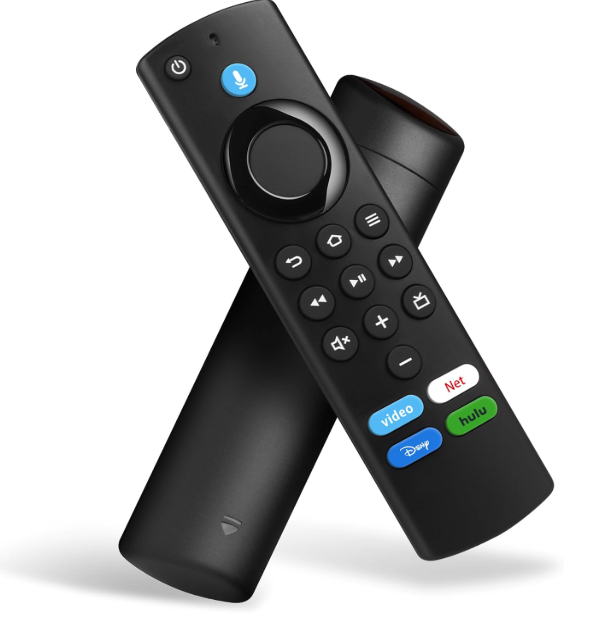 Replacement Firestick Remote Control Compatible with FireSmart TV Series Stick, Stick 4K/4K Max/HD/Lite, 3rd Gen Smart TV & Cube(2nd Gen/1st Gen/3rd Gen), TVs Stick(2nd Gen/3rd Gen) with Voice Search