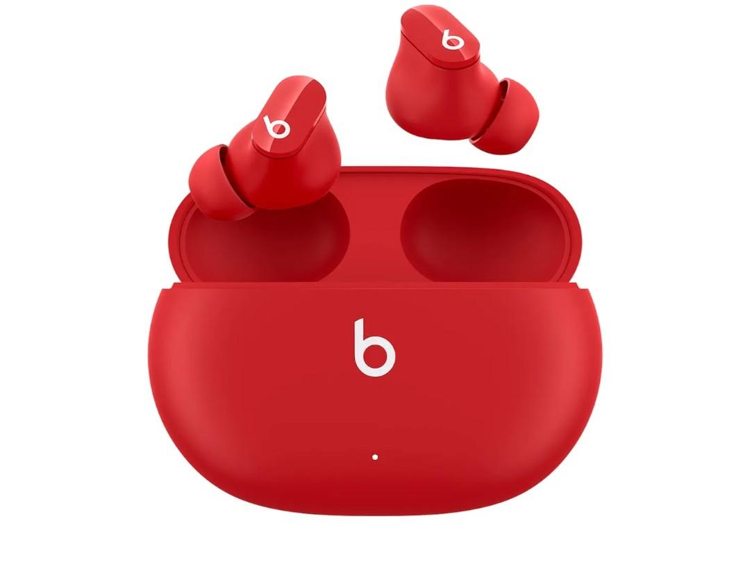 Beats Studio Buds - True Wireless Noise Cancelling Earbuds - Compatible with Apple & Android, Built-in Microphone, IPX4 Rating, Sweat Resistant Earphones, Class 1 Bluetooth Headphones - Red