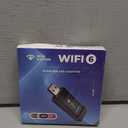 WiFi 6 AX1800 2T2R, USB 3.0 Chipset: RTL8832AU, WiFi Dongle Adapter | 802.11ax Gigabit Wireless Network Card Adapter | 5GHz/2.4GHz | WPA3 Network Security | Windows 7/10/11