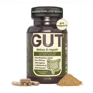 40 Capsules GUT detox and repair candida cleanse,parasite cleanse ,gut repair,liver detox EXP: 04-2027