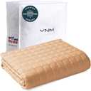 YnM 12lbs Weighted Blanket for Adults, Heavy Bed Throw Blanket with Cooling Glass Beads for All Season Use, Ideal for ~110lbs (48x72 Inches, Twin/Full, Terracotta)