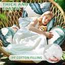 Floral Hanging Egg Swing Chair Cushions for Patio Hammock, 49"L x 49"W