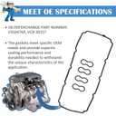 Donepart Valve Cover Gasket VS50476R for Commander Grand Cherokee Dodge Charger Durango Magnum Ram Chrysler Aspen 5.7L 6.1L 2003-2009