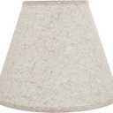 Aspen Creative 32291 Transitional Hardback Empire Shaped Spider Construction Lamp Shade in Flaxen, 14" wide (7" x 14" x 11")