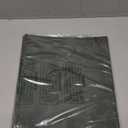 Ovesmusl Leather 3 Ring Binder Fits 8.5"x11" Letter Size Paper, 1 Inch Round Ring Binder Holds 200 Sheets, Notebook Cover Loose Leaf Organizer, Green Tree