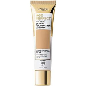 L'Oreal Paris Age Perfect Radiant Serum Foundation with SPF 50, Golden Ivory, 1 Ounce