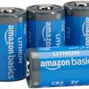 Amazon Basics CR2 Lithium Batteries, 3 Volt, Long Lasting Power, Low Self-Discharge Rate Pack of 3
