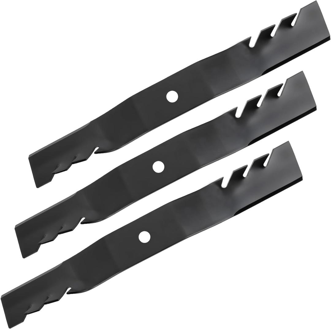 Belleone 115-2454-03 Mower Blades Fit for to ro & Ex Mark 54" Deck, Mulching Blades Compatible with to ro TimeCutter HD ZX5400 Titan MX5400 ZX5420, Replace 115-4999 115-4999-03, 3 Pack