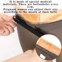 Bonuci Maternity Pantyhose Pregnancy Fleece Lined Tight Women Stretchy Opaque High Waist Legging (Translucent Gray)