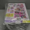 Kids Kitchen Playset, 36.22'' Play Kitchen for Toddlers 1-3 with Steam, Sound & Light, Cooking Stove, Play Sink, Oven and Toy Kitchen Accessories, Kitchen Set for Toddlers Girls 3 4 5 (Pink)