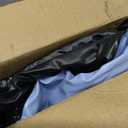 Inflatable Beach Mat, 70 x 29 Inch, Flocked Surface, Pillow Surround (Blue)