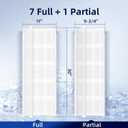 FNS Plus 60 DE Filter Grids Replacement Set | Compatible with 59003000, Jandy DEL/DEV60, Hayward DE6020, FS-2005, PFS3060, FC-9550, 60 Sq.Ft, 30" H, 7 Full + 1 Partial