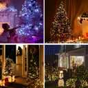2 Pack Fairy Lights Battery Operated Color Changing String Lights with Remote, 16.4FT Twinkle Lights USB Plug or Battery Powered, Outdoor Christmas Decorations for Bedroom Wedding Party Indoor