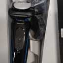 Braun Electric Shaver for Men, Series 5 5150cs, Wet & Dry Razor, Turbo Shaving Mode, Foil Shaver, with Beard Trimmer, Body Groomer and Charging Stand, Blue (11 Piece Set)