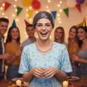 Old Lady Costume for Women Granny Costume Kit with Old Lady Nightgown Wig Grandma Costume Halloween Outfits (8-10T, Dress)