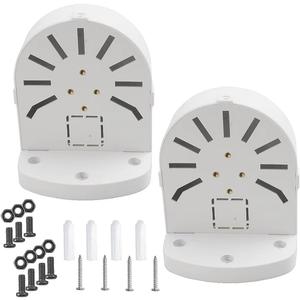 2 Pack Dome Camera Bracket,Security Camera Junction Box, CCTV IP Surveillance Cameras Holder, ABS Plastic Indoor Outdoor Dome Camera Mount