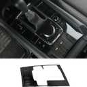 Car Accessories Fit for 2019 2020 2021 2022 2023 2024 2025 Mazda 3 Axela Interior Gear Shift Knob Console Media Panel Cover Trim (Brushed Black Style) Stainless Steel 1 PC