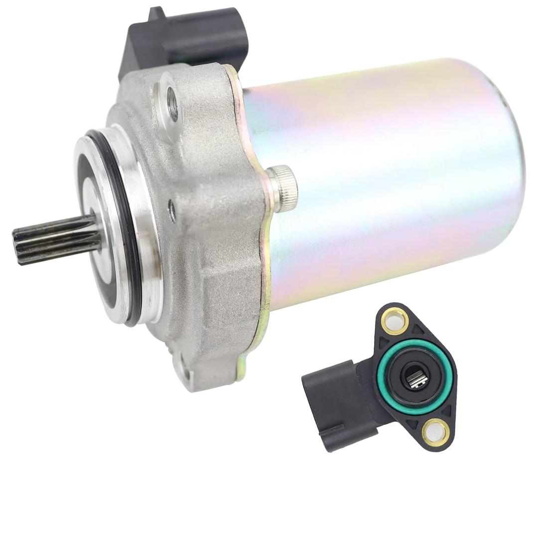 Power Shift Control Motor & Angle Sensor Compatible with Honda Rancher 420 TRX420FA/FE/TE/FPA/FPE, Foreman 500 TRX500FE/FA/FPE, Pioneer 500 1000, Replace 430-58007 CMU0004 31300-HP5-601