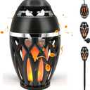 SKYK LED Flame Outdoor Speaker,Tiki Torch Speakers Atmosphere Light Speakers,Outdoor Bluetooth Speaker 5.0 Portable Waterproof Wireless Speaker for Porch Patio Yard Camping,Electronics Gifts for Men