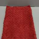 OTOSTAR Pack of 2 Soft Corduroy Decorative Throw Pillow Covers 16 x 24 Inch Boho Striped Pillow Covers Lumbar Cushion Case Couch Pillowcases for Sofa Bed Home Decor (Red)