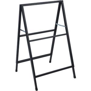 A Frame Sign Holder, Vertical Foldable Stand 24 x 36 Inches Folding Sign Holder, Outdoor Sandwich Boards Holder, Double-Sided Sidewalk Sign Stand with Handle