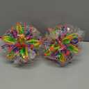 2Pcs Colorful Sphere Collapsible Expandable Breathing Expanding Balls Toy for Toddlers Kids 2 3 4 5 6 7 8 Year Old Boys Girls,Sensory Fidget Toys Stress Balls for Autism, Anxiety,Yoga -ADHD