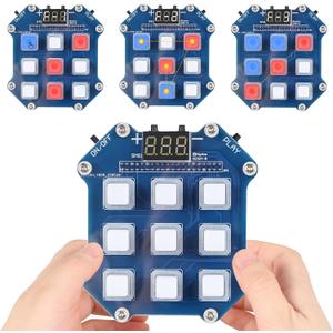 MIOYOOW 3-in1 Soldering Practice Kit, DIY Electronics Training Project with Multi-Modes, STEM Learning Solder Kit for Students and DIY Hobbyists