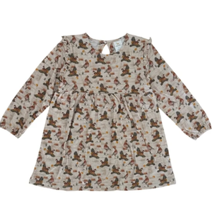 cora dress || prairie quail, 3T