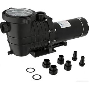 GarveeLife Swimming Pool Pump 1.5 HP 1100W 110-120V Pumps with Strainer Basket for Above/In-ground Pool