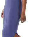 Amazon Essentials Women's Jersey Regular-Fit Sleeveless v-Neck Midi Dress (Previously Daily Ritual) (Medium Blue)