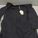 Zeagoo Womens 3/4 Length Sleeve Tops V Neck Tunic Casual Dressy Blouse Floral Printed Shirts (Medium, Black)