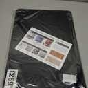 Magnetic Board, 17.1" x 11.8" Magnet Display,for Magnets and Bulletin Board,Suitable for Wall, Refrigerator, Compartment, Cabinet etc,Comes with Dual Lock Tape for Easy Hanging (Black)