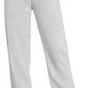 Trendy Queen Women's Sweatpants Athletic Joggers Baggy Pants Lounge Bottom 2025 Fall Fashion with Pockets, XL Grey