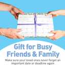 3 x S&O Fruity Magnetic Fridge Calendar from January 2026-June 2027 - Tear-Off Refrigerator Calendar to Track Events & Appointments - 18 Month Magnetic Planner for Fridge for Easy Planning - 8"x10" in.