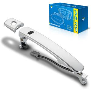 PHILTOP Exterior ABS Door Handle Front Left Driver Side 1Pcs for Nisan Rogue/Murano/Rogue Select;Infiniti FX35/FX45; Replaces#80640-CB01A, 80640-CB81B, 82645-CA000, 80640-CL00A