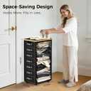 MinBoo 110L Large Laundry Basket with Lid, Tall Collapsible Clothes Hamper with Removable Bag & Bamboo Handles, Foldable Dirty Clothes Bin for Bedroom, Bathroom, Dorm, Laundry Room