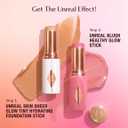 Charlotte Tilbury Unreal Healthy Glow Blush Stick - Buildable Cream Makeup with a Skincare-Infused Formula - Easy to Use, Blendable & Leaves Skin with a Luminous Sheen