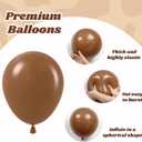 2 x Brown Western Balloons, Brown Nude Gold Confetti Cow Print Latex Cowboy Balloons for Farm Cowboy Western Baby Shower Birthday Party Decorations, 12 inches