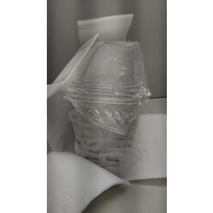 6-Pack Refrigerator Drawer Organizer Bins, Clear Stackable Pull Out Fridge Organizers and Storage Container, with Strainer Layer for Fruits, Vegetables, Drinks, Snack and Food