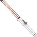 1 Inch Extra Long Barrel Curling Wand, Ceramic Tourmaline Curling Wand Professional Dual Voltage with Adjustable Temperature