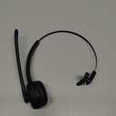 TECKNET Bluetooth Headset, Wireless Headset with Noise Canceling Microphone for Trucker, On-Ear Bluetooth Headphone with Mute Mic for Work (Black & White)