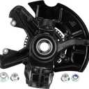 Front Right Passenger Side Steering Knuckle & Wheel Bearing Hub Assembly Fit for Volkswagen Beetle 1998-2010, for Golf 1999-2006 & 2010, for Jetta 1999-2005, 698-374, Only fit with 280mm Rotor models