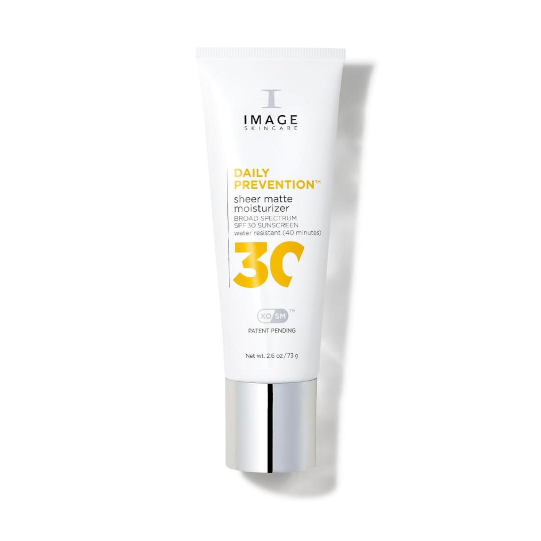 IMAGE Skincare DAILY PREVENTION Sheer Matte Moisturizer, SPF 30 Broad Spectrum Sunscreen for Shine Control