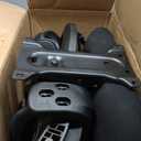 Sweetcrispy Home Office Desk Chair, Ergonomic High-Back Mesh Rolling Work Computer Chairs with Wheels and Adjustable Headrests, Comfortable Lumbar Support, Comfy Flip-up Arms for Bedroom, Study, Grey (Coral Pink)