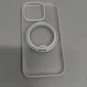 TORRAS O3 Fitness for iPhone 16 Pro Case Magnetic Stand, Fit for MagSafe, 360° Rotatable Stable Stand, Camera Control Button, Military-Grade Shockproof, Slim & Sleek, Glacier White Translucent